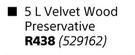 Fired Earth 5Ltr Velvet Wood Preservative