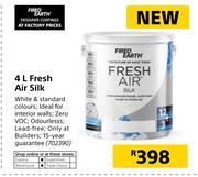 Fired Earth 4Ltr Fresh Air Silk