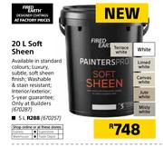 Fired Earth 20Ltr Soft Sheen