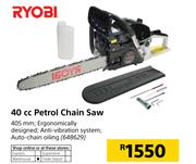 Ryobi 40cc Petrol Chain Saw