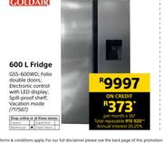 Goldair 600Ltr Fridge GSS-600WD