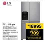 LG 601Ltr Silver Fridge GC-L2475LUV
