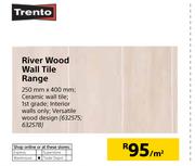 Trento River Wood Wall Tile Range 250mm X 400mm-Per Sqm