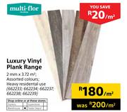 Multi-flor Luxury Vinyl Plank Range-Per Sqm
