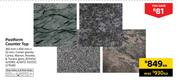 Postform Counter Top 360mm X 600mm X 32mm-Each