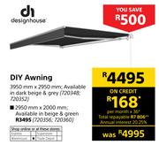 Designhouse DIY Awning 2950mm X 2000mm