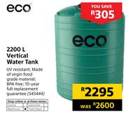 Eco 2200L Vertical Water Tank