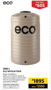 Eco 1890L Vertical Tank
