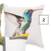 Design House Scatter Cushions Humming Bird 500mm x 500mm-Each