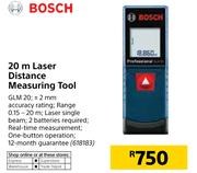 Bosch 20m Laser Distance Measuring Tool  GLM 20 - each