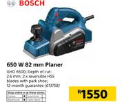 Bosch 650W 82mm Planer GHO 6500