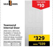 Solid Doors Townsend InternL Door-2032mm X 813mm