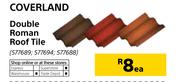 Coverland Double Roman Roof Tile-Each