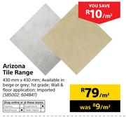 Arizona Tile Range 430mm x 430mm-Per Sqm