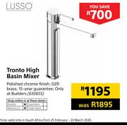 Lusso Tronto High Basin Mixer