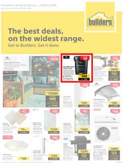 Builders KwaZulu Natal & East London : The Best Deals On The Widest Range (25 February - 22 March 2020), page 1