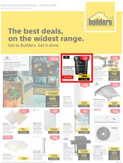Builders KwaZulu Natal & East London : The Best Deals On The Widest Range (25 February - 22 March 2020), page 1