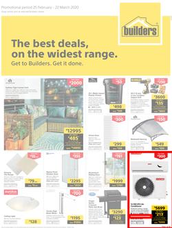 Builders KwaZulu Natal & East London : The Best Deals On The Widest Range (25 February - 22 March 2020), page 1