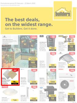 Builders KwaZulu Natal & East London : The Best Deals On The Widest Range (25 February - 22 March 2020), page 1