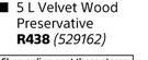 Fired Earth 5Ltr Velvet Wood Preservative