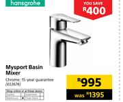 Hansgrohe Mysport Basin Mixer
