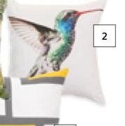 Design House Scatter Cushions Humming Bird 500mm x 500mm-Each