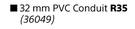 Builders PVC Conduit-4000mm x 32mm
