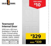 Solid Doors Townsend Internal Door-2032mm X 813mm