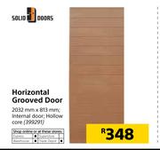 Horizontal Grooved Door-2032mm X 813mm