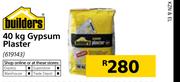 Builders 40Kg Gypsum Plaster