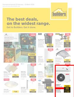 Builders Western Cape & Port Elizabeth : The Best Deals On The Widest Range (25 February - 22 March 2020), page 1
