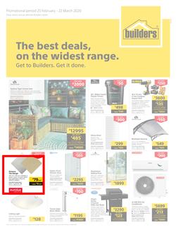 Builders Western Cape & Port Elizabeth : The Best Deals On The Widest Range (25 February - 22 March 2020), page 1