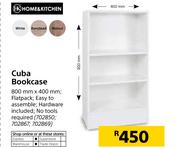 Home & Kitchen Cuba Bookcase 800 mm x 400 mm 