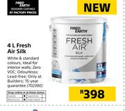 Fired Earth 4Ltr Fresh Air Silk