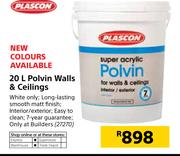 Plascon 20Ltr Polvin Walls & Ceilings