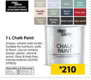 Fired Earth 1Ltr Chalk Paint