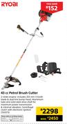 Ryobi 43cc Petrol Brush Cutter