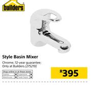 Builders Style Basin Mixer
