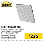 Builders Aspire Shower Rose