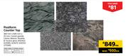 Postform Counter Top 360mm X 600mm X 32mm-Each