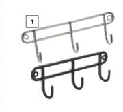 Home&Kitchen 3-Hook Wall Rack-Each