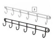 Home&Kitchen 6-Hook Wall Rack-Each