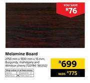 Melamine Board 2750mm X 1830mm X 16mm