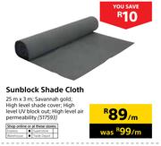 Sunblock Shade Cloth 25m X 3m-Per M