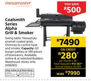 Megamaster Coalsmith Series Alpha Grill & Smoker