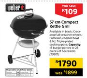 Weber 57cm Compact Kettle Grill