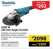 Makita 2200W 230mm Angle Grinder GA9020