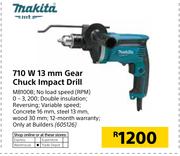Makita 710W 13mm Gear Chuck Impact Drill M8100B