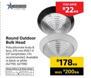 Bright Star Round Outdoor Bulk Head-Each
