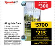 Xpanda DIY Aluguide Gate-2.5m x 1.9m